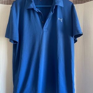 Puma Men's Classic Blue Polo Shirt